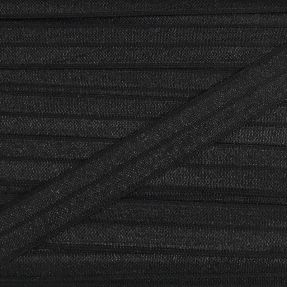 Bias binding elastic 15 mm black