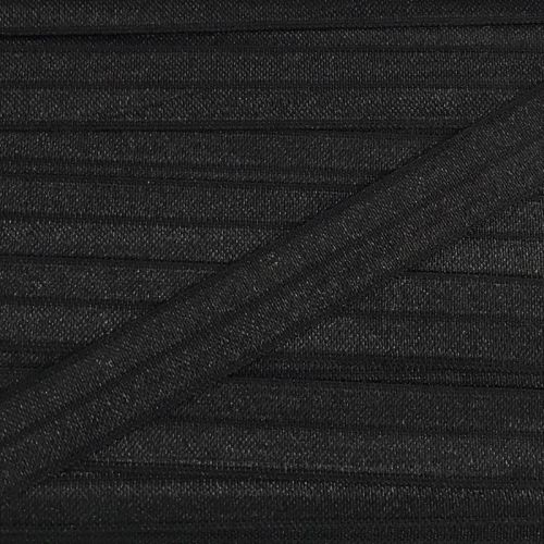 Bias binding elastic 15 mm black