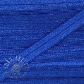 Bias binding elastic 15 mm blue