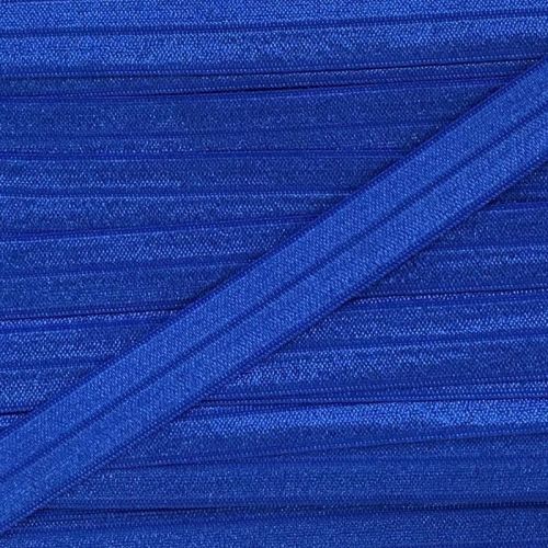 Bias binding elastic 15 mm blue