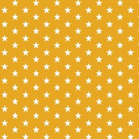 Cotton fabric Petit stars yellow