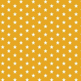 Cotton fabric Petit stars yellow