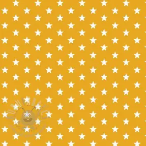 Cotton fabric Petit stars yellow