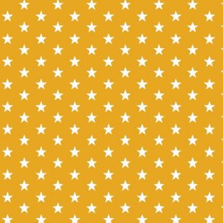 Cotton fabric Petit stars yellow