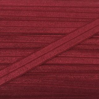 Bias binding elastic 15 mm bordeaux