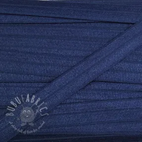 Bias binding elastic 15 mm dark blue
