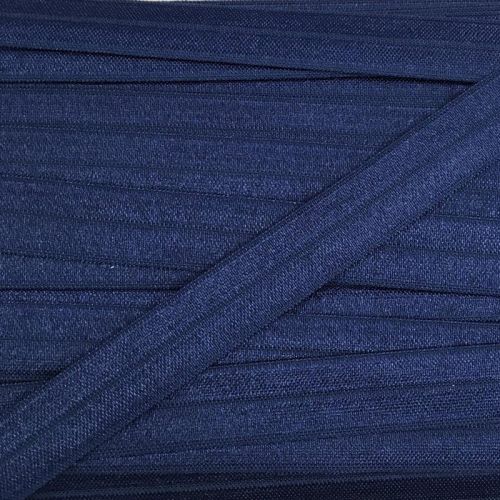 Bias binding elastic 15 mm dark blue