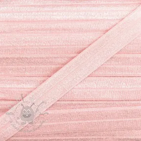 Bias binding elastic 15 mm light pink