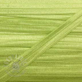 Bias binding elastic 15 mm lime