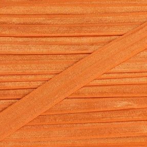 Bias binding elastic 15 mm orange