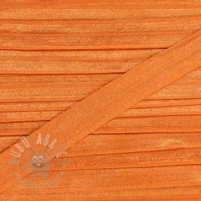 Bias binding elastic 15 mm orange