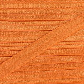 Bias binding elastic 15 mm orange