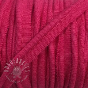 Piping tape jersey dark pink