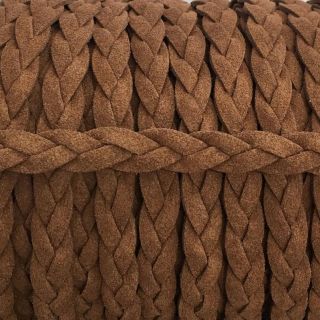 Suede cord twisted rust