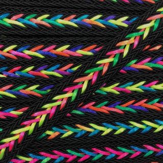 Twisted cord NEON black