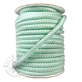 Twisted cord ZIG ZAG light mint