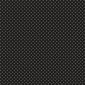 Cotton fabric Petit dots black
