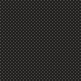 Cotton fabric Petit dots black