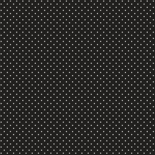 Cotton fabric Petit dots black