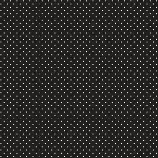 Cotton fabric Petit dots black