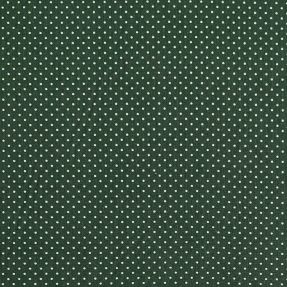 Cotton fabric Petit dots dark green
