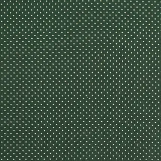 Cotton fabric Petit dots dark green