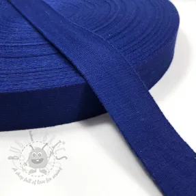 Cotton webbing 4 cm cobalt
