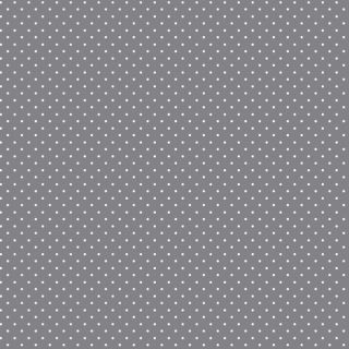 Cotton fabric Petit dots grey