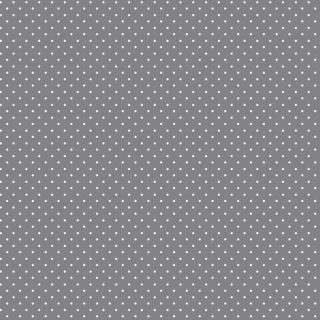 Cotton fabric Petit dots grey