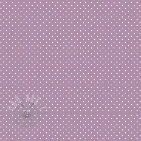 Cotton fabric Petit dots lilac