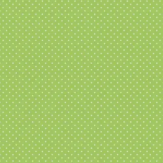 Cotton fabric Petit dots lime