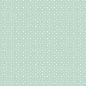Cotton fabric Petit dots mint