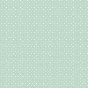 Cotton fabric Petit dots mint