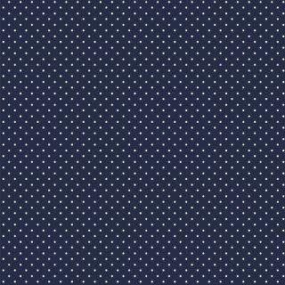 Cotton fabric Petit dots navy