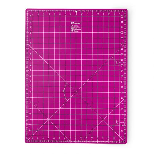 Cutting mat cm/inch divisions PRYM 45 x 60 cm pink
