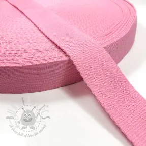 Cotton webbing 4 cm pink