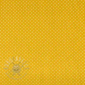 Cotton fabric Petit dots ochre
