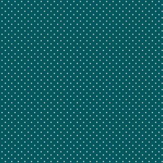 Cotton fabric Petit dots petrol