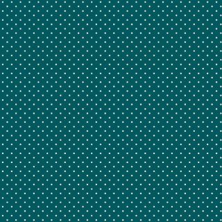 Cotton fabric Petit dots petrol