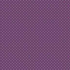 Cotton fabric Petit dots purple