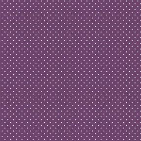 Cotton fabric Petit dots purple