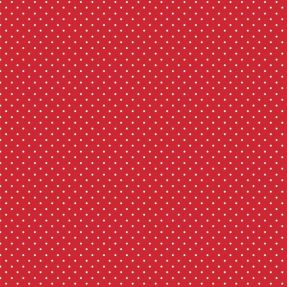 Cotton fabric Petit dots red