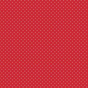 Cotton fabric Petit dots red