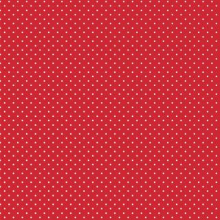 Cotton fabric Petit dots red