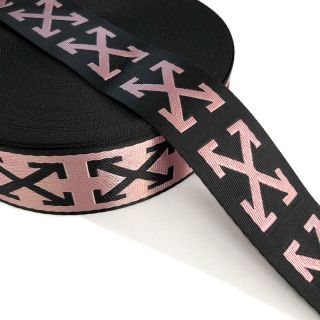 Webbing 3,5 cm Cross light pink