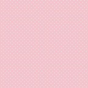 Cotton fabric Petit dots rose