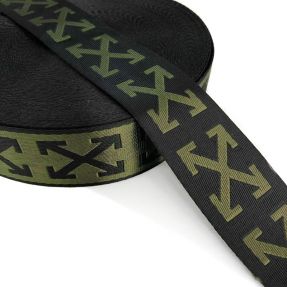 Webbing 3,5 cm Cross olive