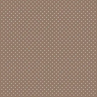 Cotton fabric Petit dots taupe
