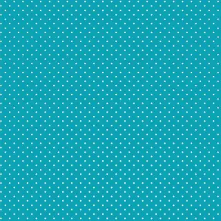 Cotton fabric Petit dots turqouise