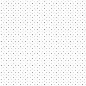 Cotton fabric Petit dots white/grey